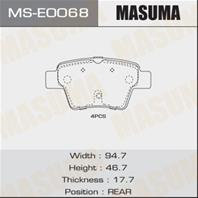 MS-E0068_колодки дисковые передние!Peugeot 206/207/307,Citroen Xsara/