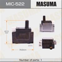 Катушка зажигания masuma mic-522 accord, civic / d15z1, f18a3, f20a4