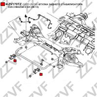 ВТУЛКА ЗАДНЕГО СТАБИЛИЗАТОРА D20.3 MAZDA 6 GH (08-13)