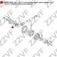 Сальник привода subaru impreza g11 (00-27)  forester s10 (96-02) 28x50.3x9