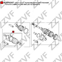 Пыльник шрус внутренний toyota camry acv45 4wd (06-11) 64x88x18