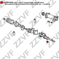 Подшипник шариковый mitsubishi pajero iv/montero v87w/v97w (06-...) 35x62x14