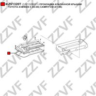 ПРОКЛАДКА КЛАПАННОЙ КРЫШКИ TOYOTA AVENSIS II (03-06) CAMRY V30 (01-06)