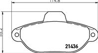 Brake pad set  disc brake