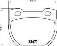 Brake pad set  disc brake