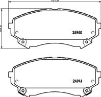 Brake pad set  disc brake