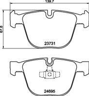 Brake pad set  disc brake