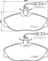 Brake pad set  disc brake