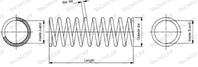 SP0322_пружина передняя! MB W140/C140 6.0 91-99