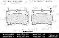 MILES E100173 Колодки тормозные KIA RIO 00&gt02/MAZDA 121 90&gt96/323 90&gt/96&gt передние