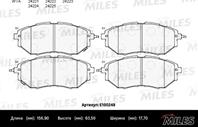 Колодки передние (subaru legacy/outback/tribeca 2.0-3.6 03-) e100248