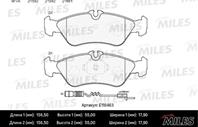 Колодки тормозные MERCEDES W460/W463/SPRINTER (901-904)/VW LT 9707 задние (TRW GDB1263) E110463