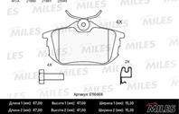 Колодки тормозные MITSUBISHI COLT 04/SMART FORFOUR 05/VOLVO S40/V40 задние (TRW GDB1314) E110468