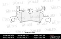 Колодки тормозные PORSCHE CAYENNE 3.0-4.8 (1KP) 10- задние (TRW GDB1876) E110488