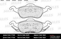 MILES E100027 Колодки тормозные FORD FOCUS 98&gt05 передние