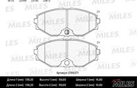 Колодки тормозные nissan maxima qx (a33) 2.03.0 00 передние semimetallic