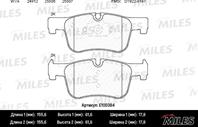 Колодки тормозные BMW 1 F20/21 /3 F30/34/35 /4 F32/36 передние SemiMetallic