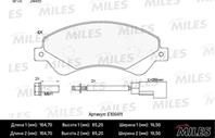 Колодки тормозные FORD TRANSIT 06- 280/300-Series передние с датчиком (TRW GDB1723) E100411