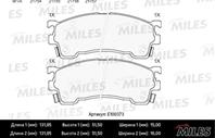 Колодки тормозные MAZDA 323/626/PREMACY 92- передние (TRW GDB3209) E100373