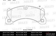 Колодки тормозные PORSCHE CAYENNE 10- передние (TRW GDB2004) E100487