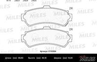 Колодки тормозные nissan almera (n15) 1.4-2.0 95-00 задние e110364