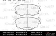 MILES E400189 Колодки тормозные MAZDA 6 1.8 02- передние