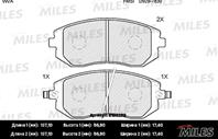 Колодки передние (subaru forester 01-/impreza 01-/legacy 98-) e100220