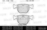 Колодки передние (bmw е38/e39/x5 3.0/4.4) e100246
