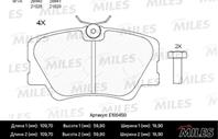 Колодки тормозные MERCEDES BENZ W201/W124 без датчика передние SemiMetallic