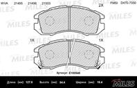 Колодки тормозные subaru impreza/legacy 1.6-2.2 89-00 передние semimetallic