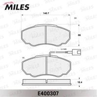 Колодки тормозные (Новая смесь) CITROEN JUMPER 02&gt/FIAT DUCATO 02&gt/PEUGEOT BOXER 02&gt передние  E400307