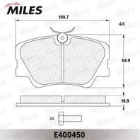 Колодки тормозные MERCEDES BENZ W201/W124 без датчика передние