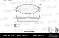 Колодки тормозные PEUGEOT 206 98-/306 94-02 передние