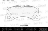 Колодки тормозные передние PORSCHE CAYENNE 07-08/VW TOUAREG (1LT/1LU)