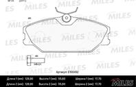 Колодки тормозные RENAULT LAGUNA 9503/MEGANE I 1.6/2.0/1.9D передние (TRW GDB1405) E100492