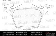 Колодки тормозные MERCEDES V-CLASS/VITO W638 97-03 задние SemiMetallic