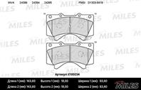 Колодки передние (toyota land cruiser j200 4.5d/4.7 07-/lexus lx570 08-) e100234