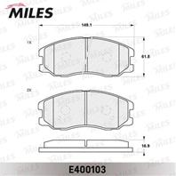 Колодки тормозные (Новая смесь) CHEVROLET CAPTIVA/OPEL ANTARA 2.0D/2.4/3.2 07- передние  E400103