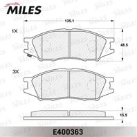 Колодки тормозные NISSAN ALMERA CLASSIC 06- передние