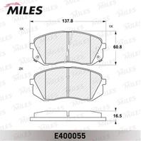 Колодки тормозные HYUNDAI ix35 10-/KIA SPORTAGE 10-/CARENS 02- передние