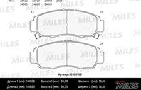 Колодки тормозные (Новая смесь) HONDA CIVIC 01-05/FR-V 1.7-2.2 05-/STREAM 1.7/2.0 01- передние  E400188