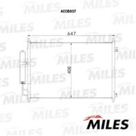 Конденсер NISSAN X-TRAIL 2.0-2.5/2.0D 07-
