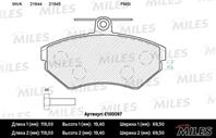 Колодки передние (audi 80 b3  b4  vw passat (3a_)) e100097