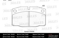 Колодки тормозные OPEL KADETT E/DAEWOO NEXIA 8v R13 передние SemiMetallic