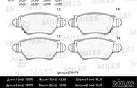 Колодки тормозные OPEL ASTRA G 98/ZAFIRA 0305 задние (TRW GDB1471) E110478