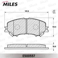 Колодки тормозные NISSAN X-TRAIL(32) 14- передние Ceramic