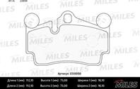 Колодки тормозные (Смесь CERAMIC) VOLKSWAGEN TOUAREG 03/PORSCHE CAYENNE 03 задние (TRW GDB1653) E510050