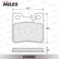 Колодки тормозные (Новая смесь) MERCEDES W210/W202/W124/W201/R129/R170/A208 CLK задние (без датчика) E410462