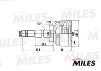 ШРУС OPEL MERIVA 1.6 03- нар. (ABS)