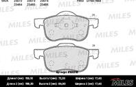 Колодки тормозные VOLVO S60/S70/S80/V70/XC70 00- передние